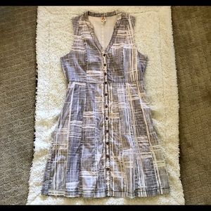 Anthropology Maeve Sleeveless Cotton Dress Size 12